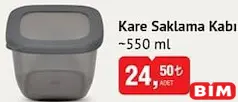 KARE SAKLAMA KABI 550 ML